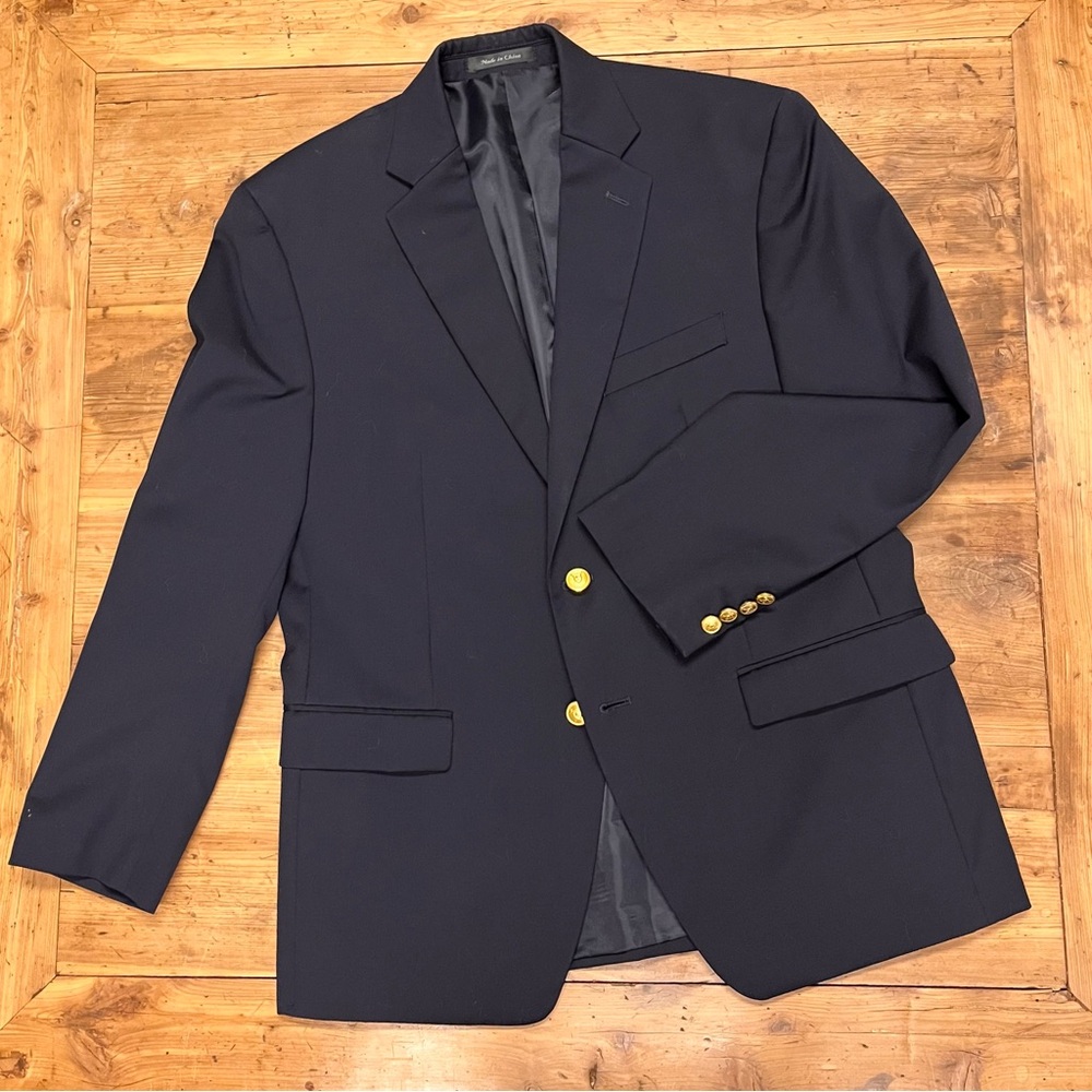 Polo Ralph Lauren Dark Blue Blazer with Gold Buttons